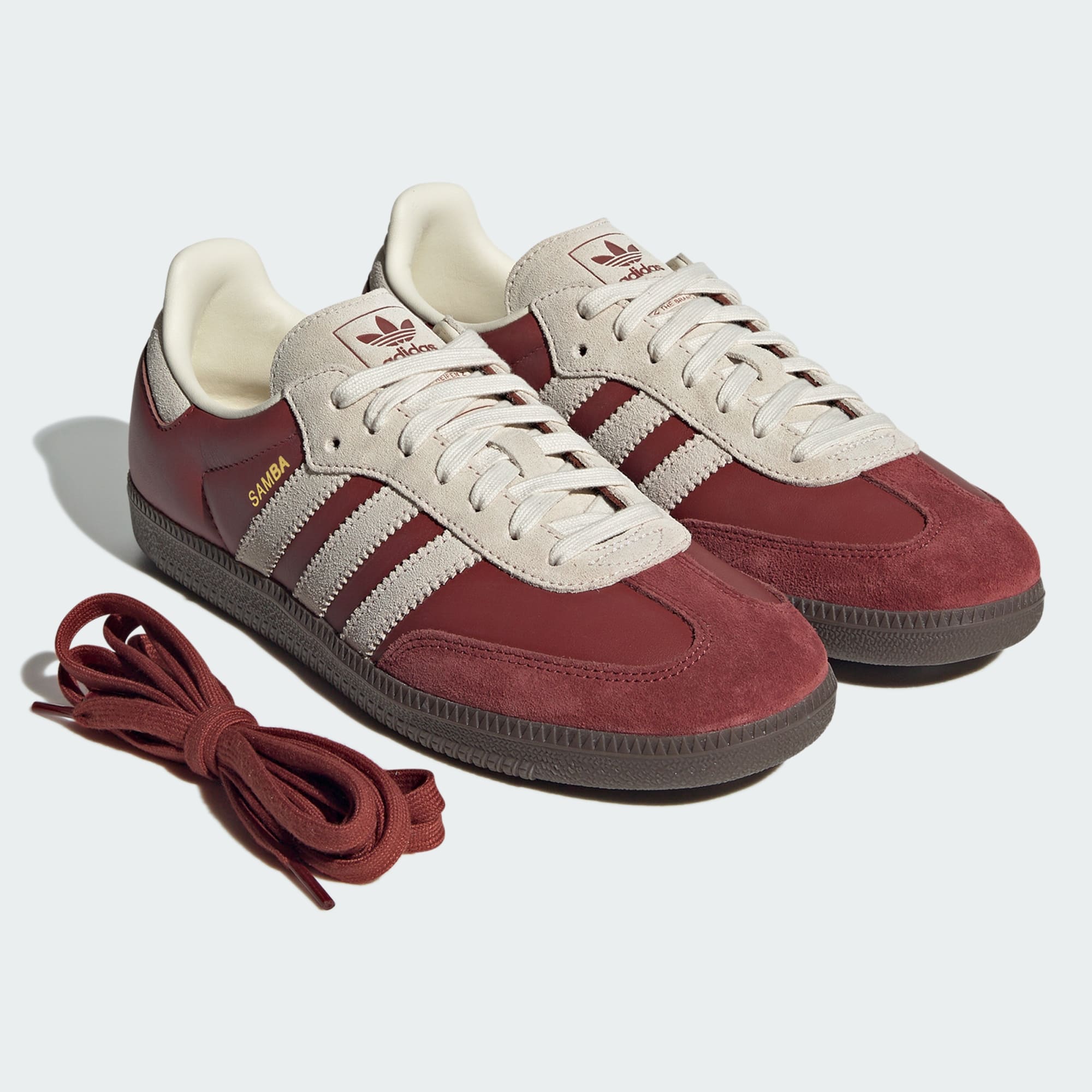 Samba OG Ayakkabı - Burgundy / Cream White / Gum - JI3216 - Görsel 8