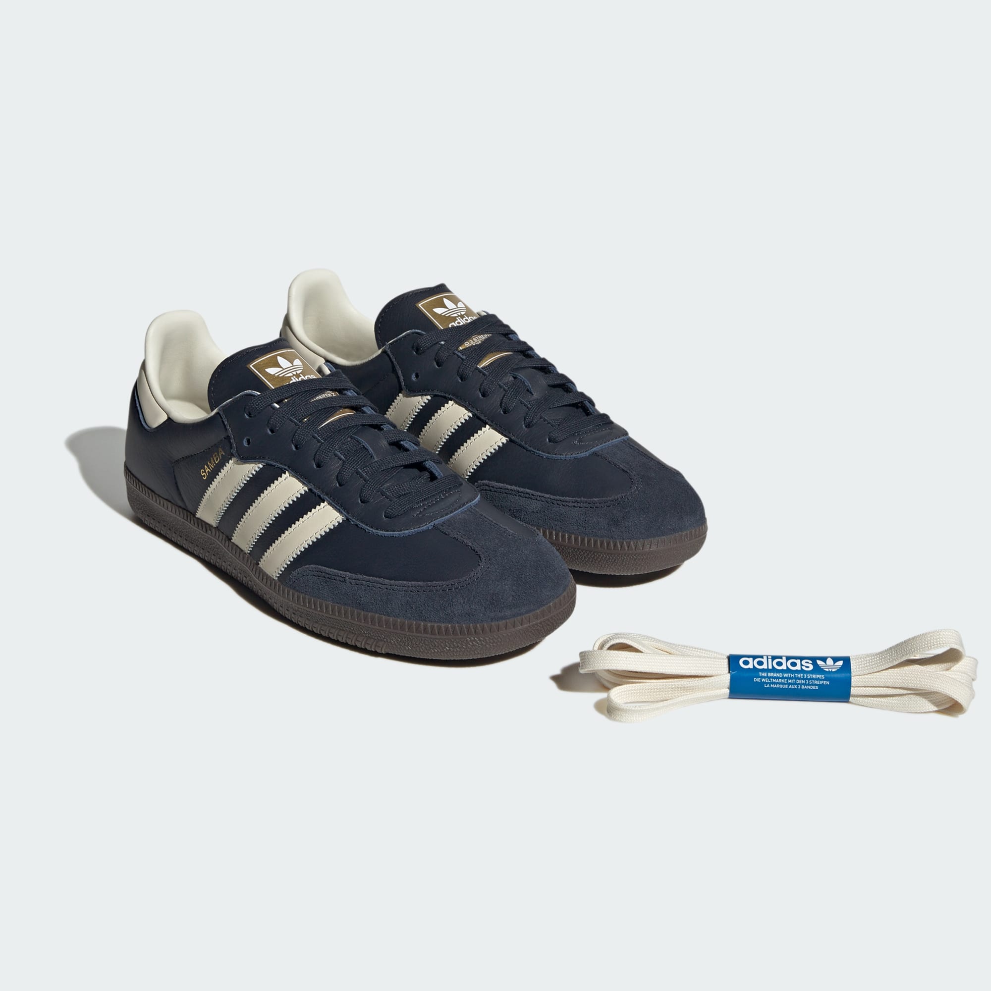Samba OG Ayakkabı - Night Navy / Cream White / Gum - ID2056 - Görsel 9