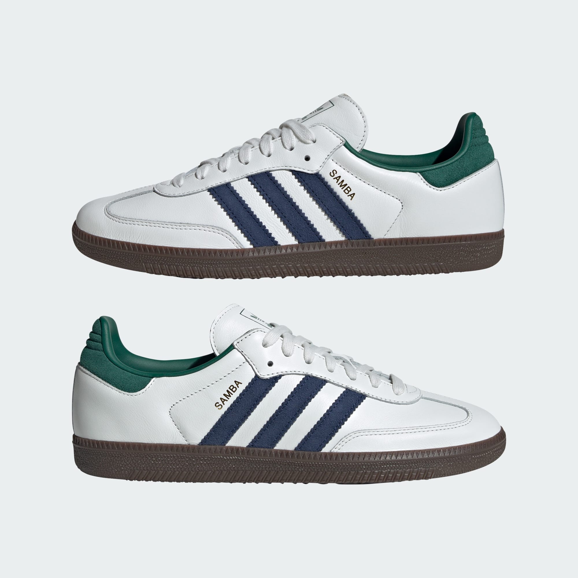 Samba OG Ayakkabı - Black White / Collegiate Green / Active Green - IH4882 - Görsel 7
