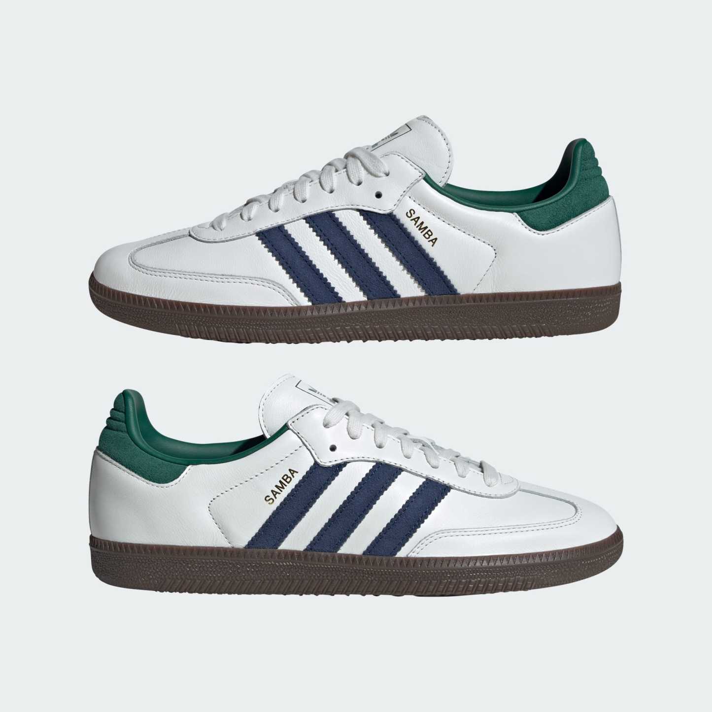 Samba OG Ayakkabı - Black White / Collegiate Green / Active Green - IH4882 - Görsel 7