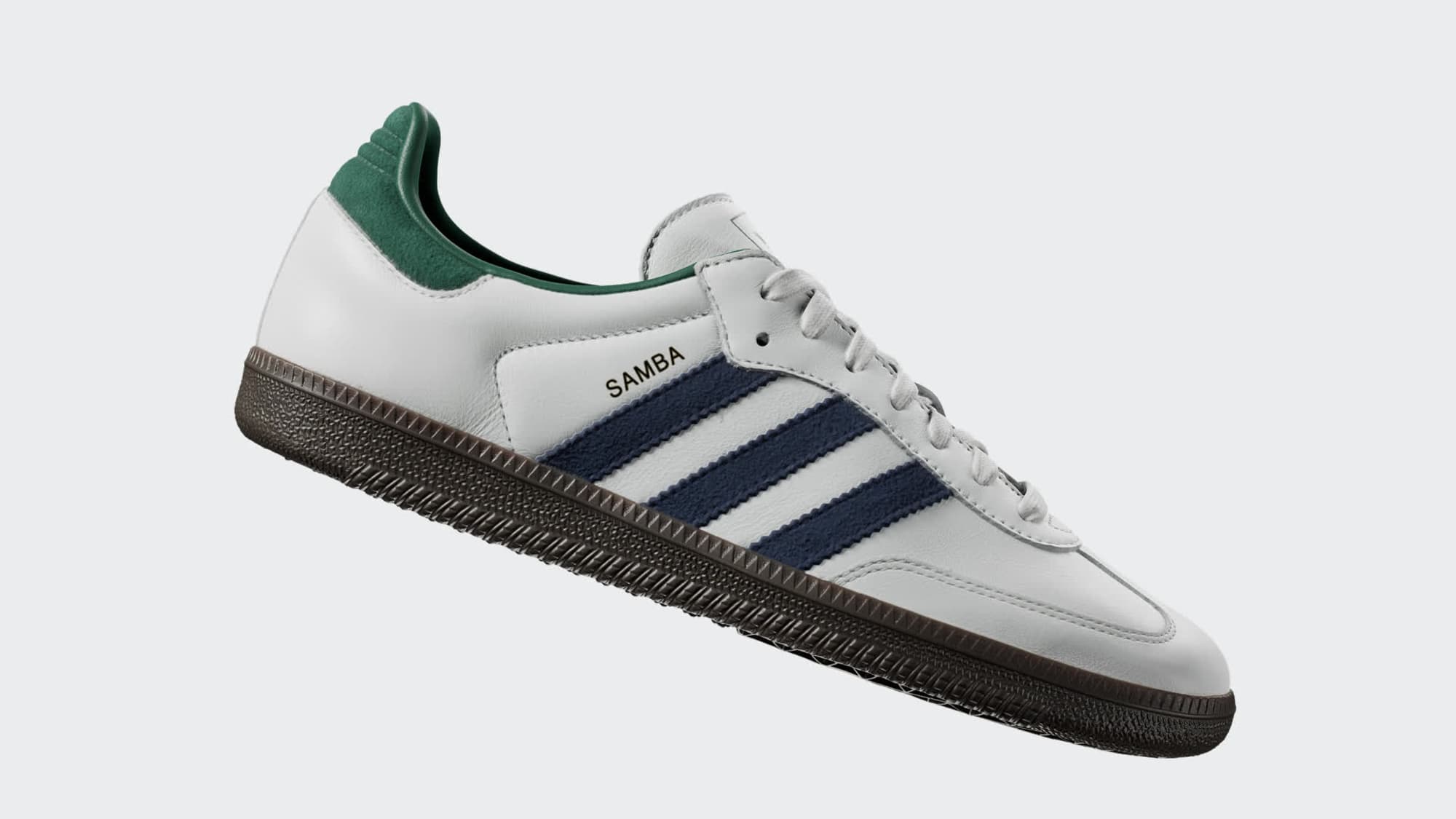Samba OG Ayakkabı - Black White / Collegiate Green / Active Green - IH4882 - Görsel 10