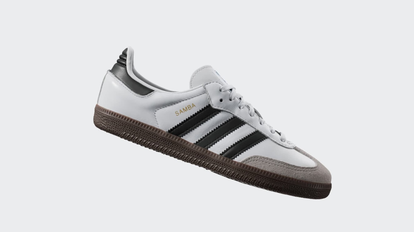 Samba OG Kids Ayakkabı - Cloud White / Core Black / Gum - IE3677 - Görsel 10