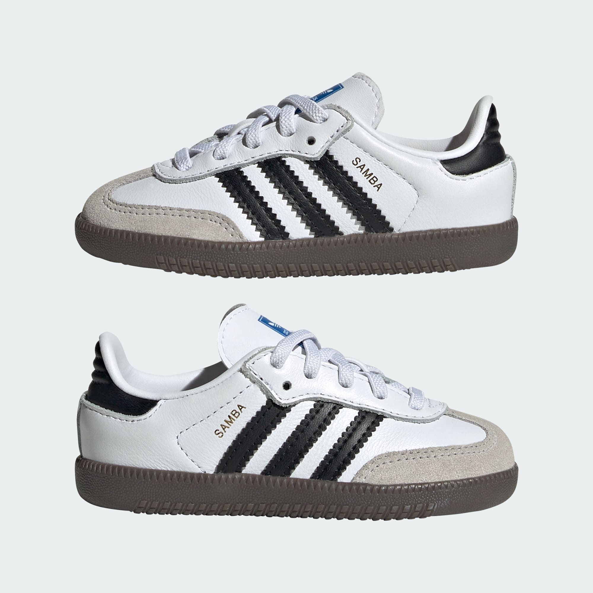 Samba OG Kids Ayakkabı - Cloud White / Core Black / Gum - IE3679 - Görsel 7