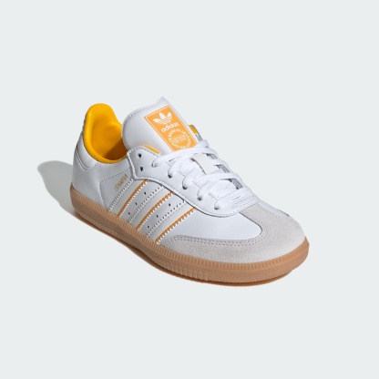 Samba OG Kids Ayakkabı - Crystal White / Cloud White / Crew Yellow - IH5648 - Görsel 4