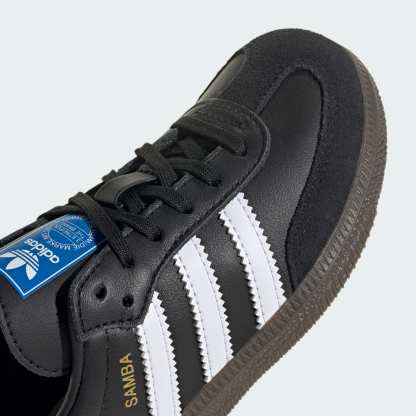 Samba OG Kids Ayakkabı - Core Black / Cloud White / Gum - IE3678 - Görsel 9