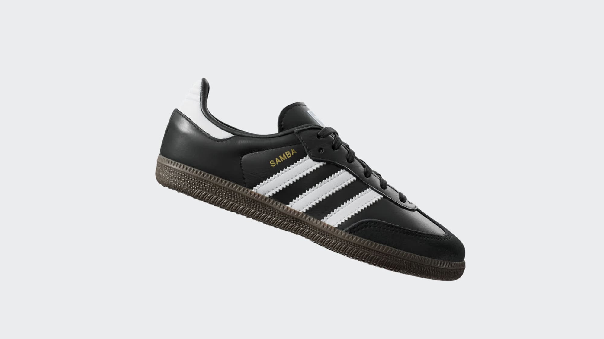 Samba OG Kids Ayakkabı - Core Black / Cloud White / Gum - IE3678 - Görsel 10