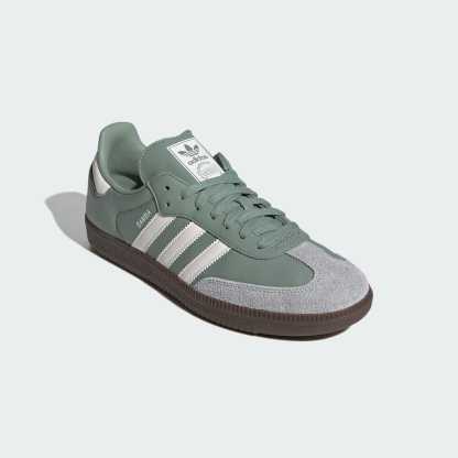 Samba OG Shoes - Silver Green / Chalk White / Gum - JI1866 - Görsel 4