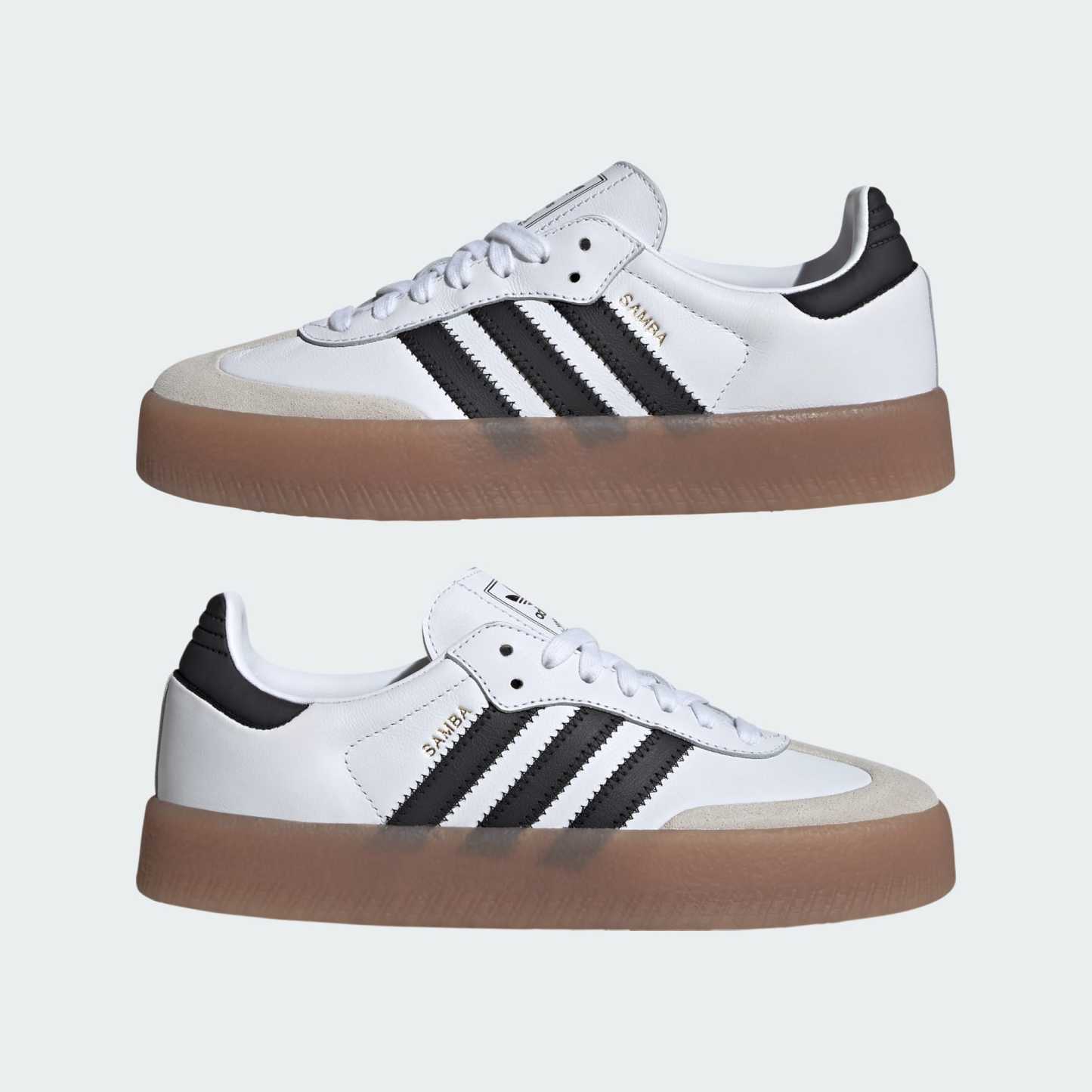 Sambae Ayakkabı - Cloud White / Core Black / Gold Metallic - JI1349 - Görsel 7