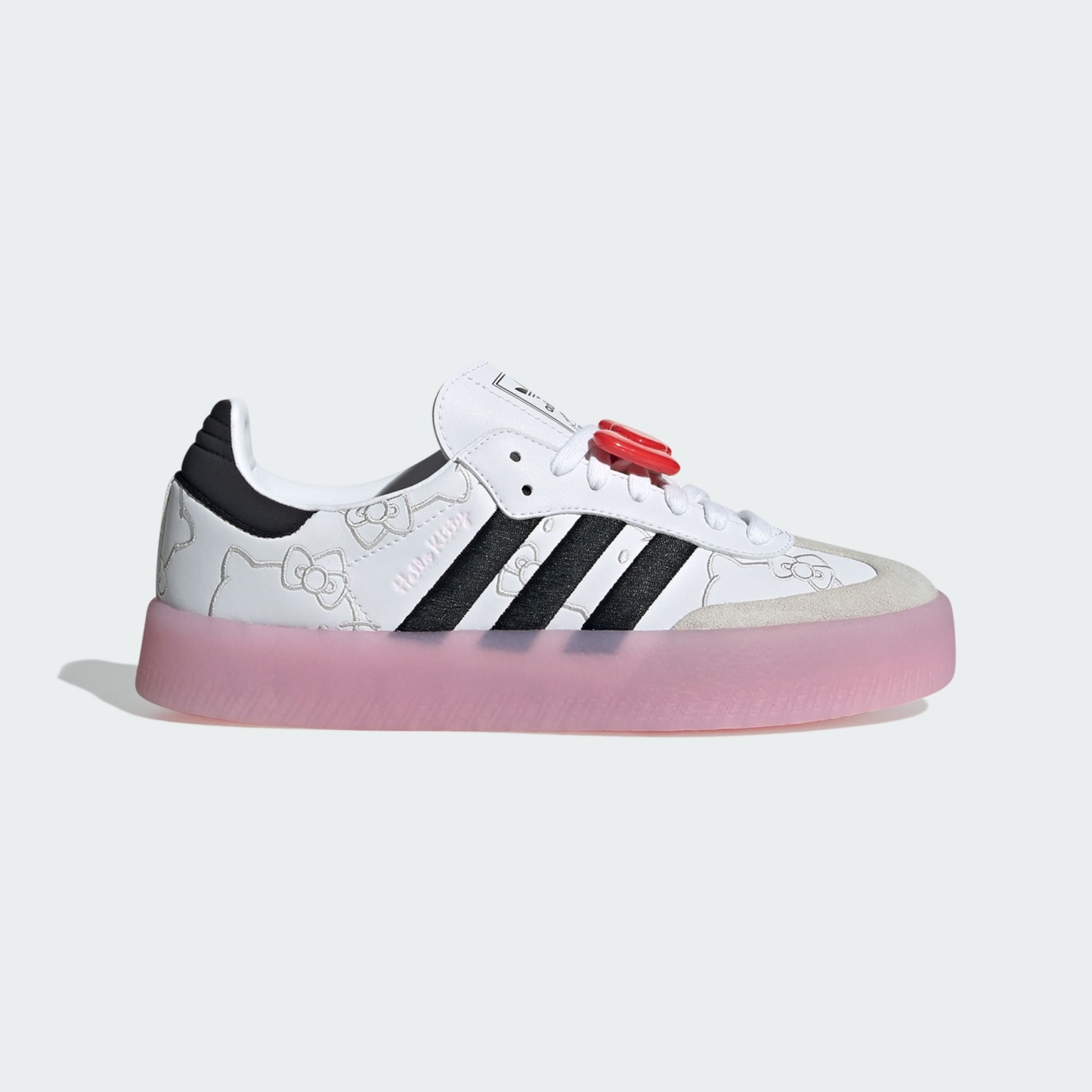 Sambae Hello Kitty Ayakkabı - Cloud White / Core Black / Clear Pink - IG4450 - Görsel 1