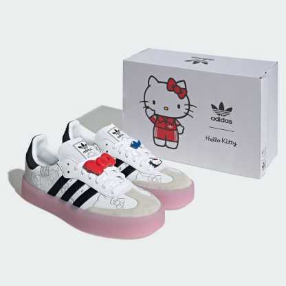 Sambae Hello Kitty Ayakkabı - Cloud White / Core Black / Clear Pink - IG4450 - Görsel 7