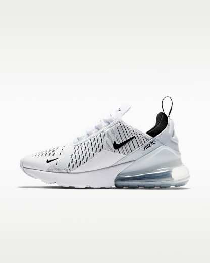 Nike Air Max 270 Kadın Ayakkabısı - Beyaz/Beyaz/Siyah