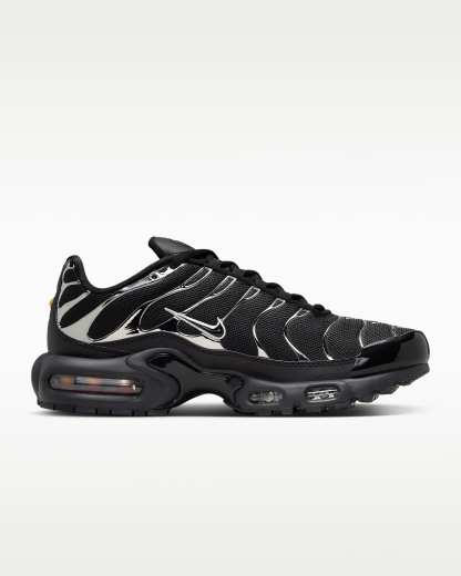 Nike Air Max Plus SE Kadın Ayakkabısı - Siyah/Metallic Silver/Laser Crimson/Off Noir