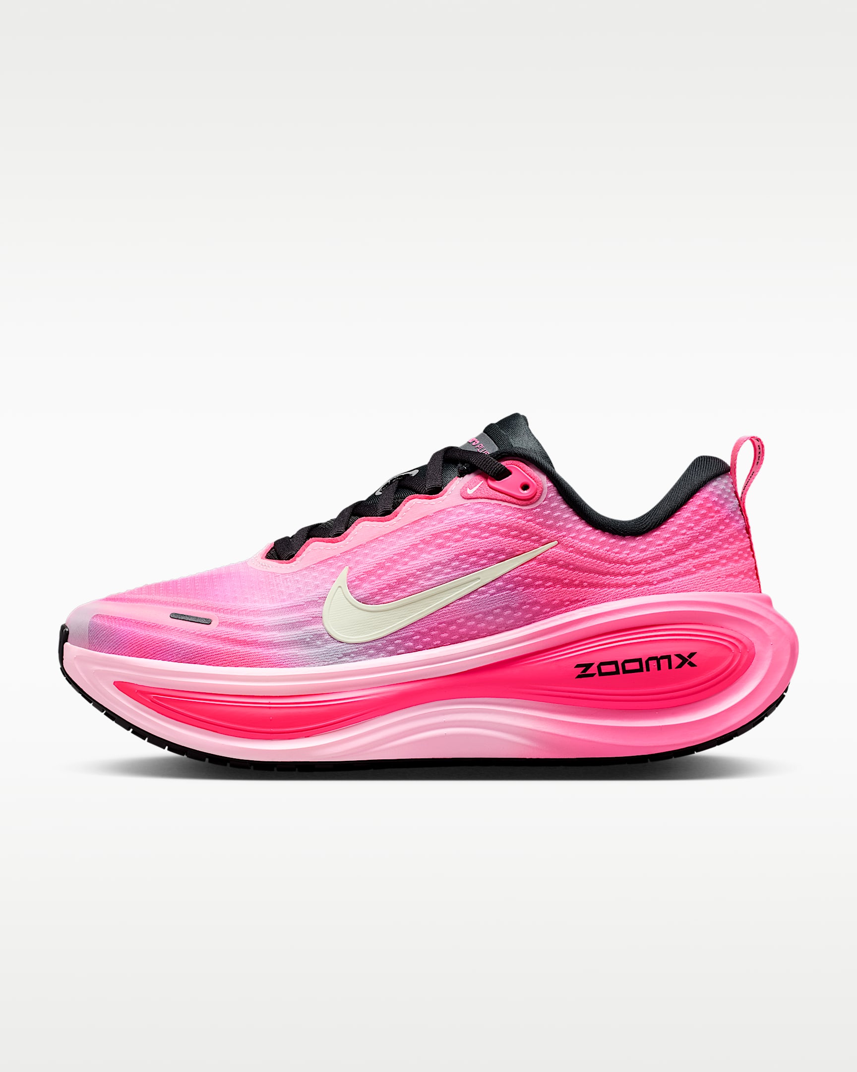 Nike Vomero Plus Kadın Yol Koşu Ayakkabısı - Pearl Pink/Pink Glow/Hyper Pink/Summit White