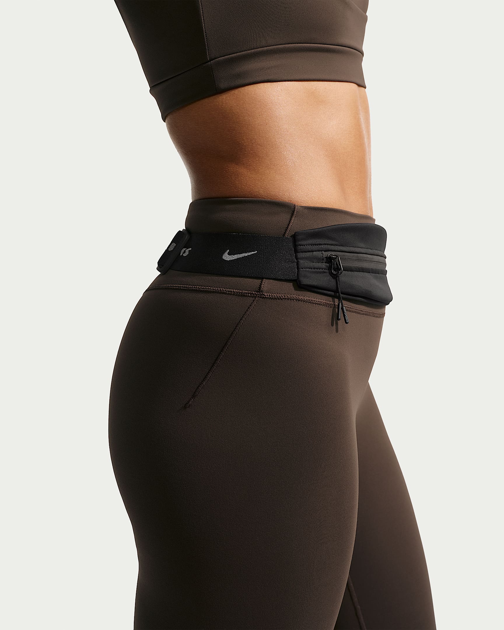 NikeSKIMS Kadın Bel Çantası - NSKM Obsidian/Gümüş Rengi