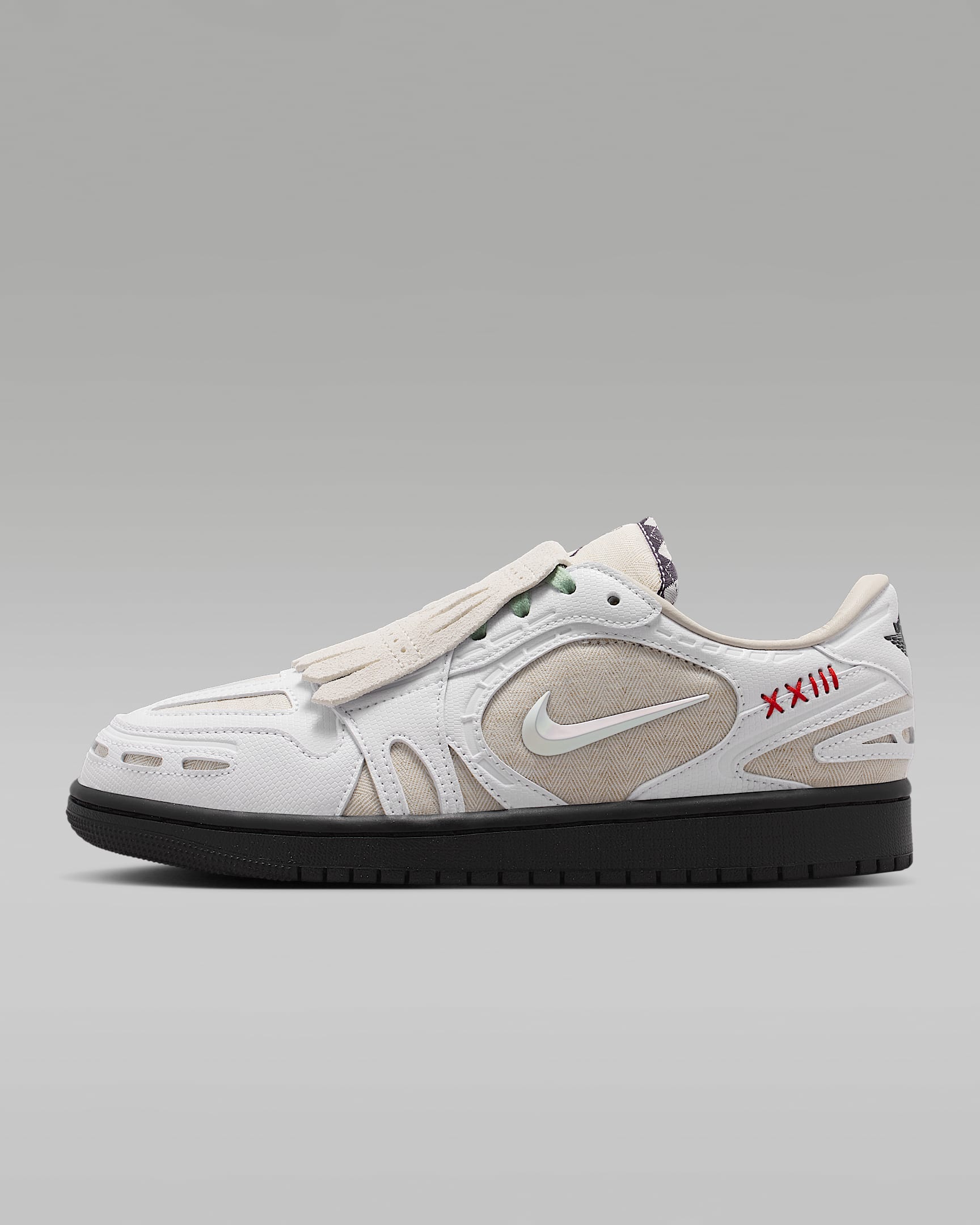 Air Jordan 1 Low Method of Make Kadın Ayakkabısı - Light Orewood Brown/Siyah/Steam/Beyaz