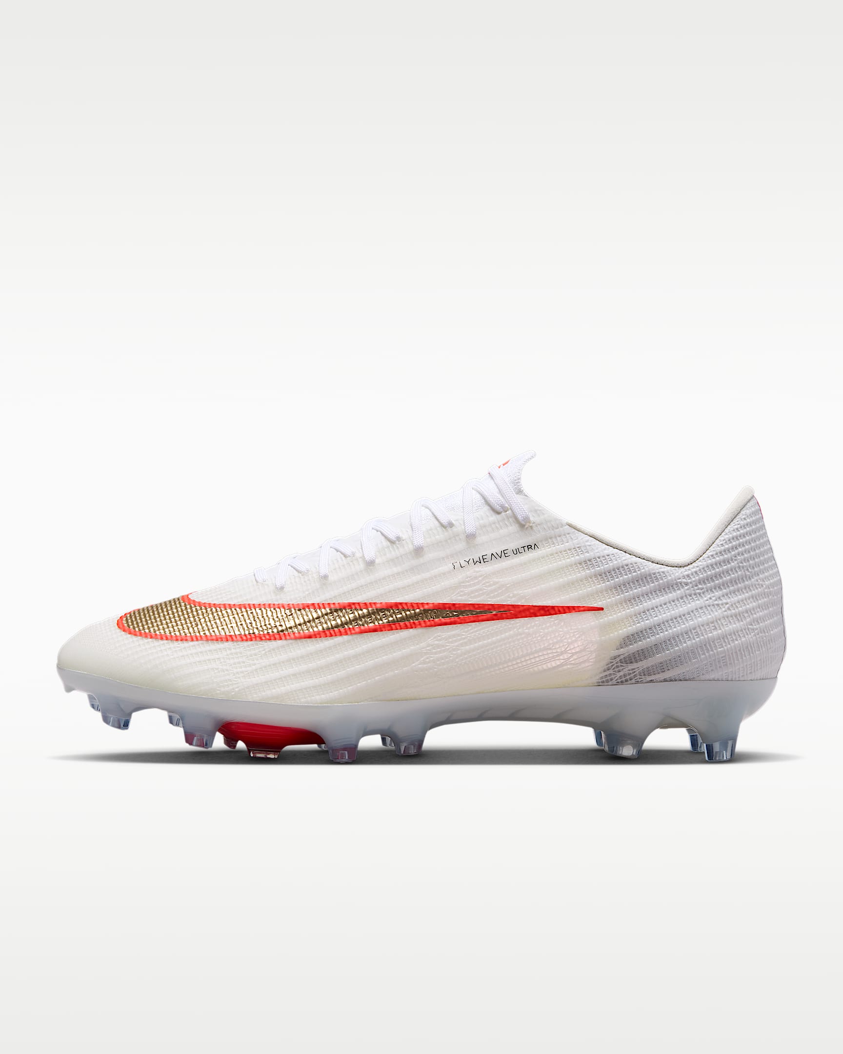Nike Mercurial Superfly 11 Elite Düşük Bilekli Suni Çim Kramponu - Beyaz/Bright Crimson/Blur