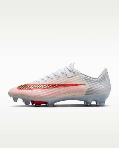 Nike Mercurial Superfly 11 Elite Düşük Bilekli Kuru Çim Zemin Kramponu - Beyaz/Bright Crimson/Blur
