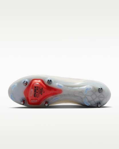 Nike Mercurial Superfly 11 Elite Düşük Bilekli Yumuşak Zemin Kramponu - Beyaz/Bright Crimson/Blur