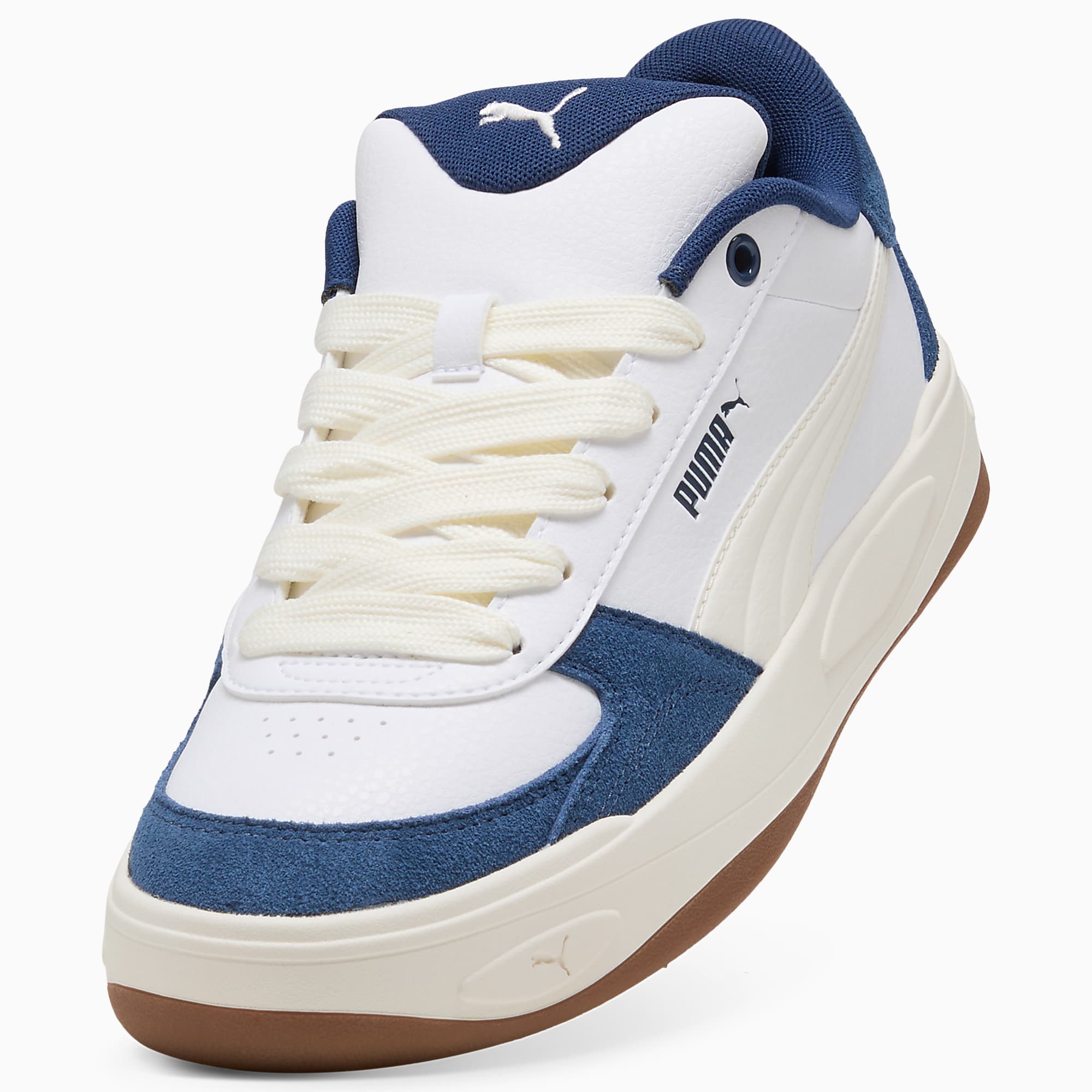 Park LIFESTYLE II UNISEX Ayakkabı - PUMA White-Warm White-Persian Blue - 407156_06 - Görsel 6