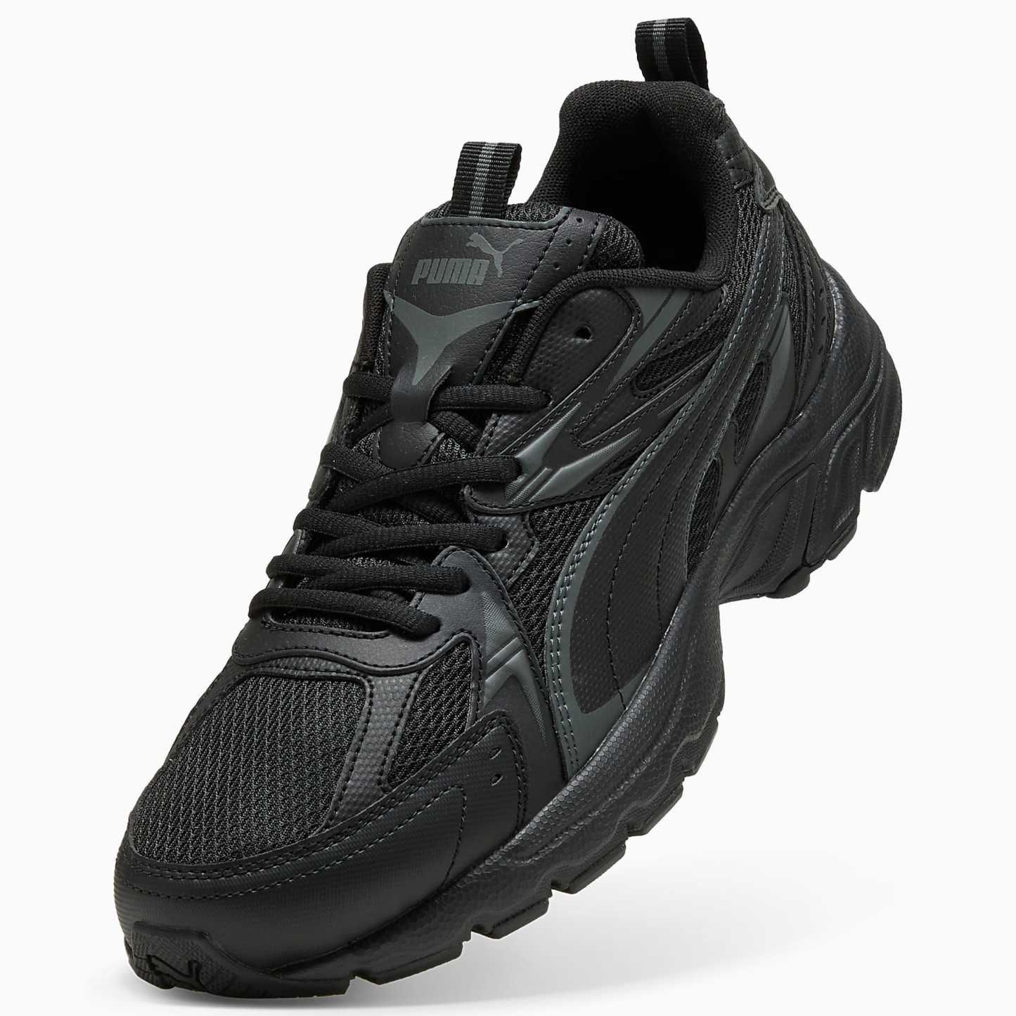 MILENIO Tech UNISEX Ayakkabı - PUMA Black-Shadow Gray - 402623_02 - Görsel 6