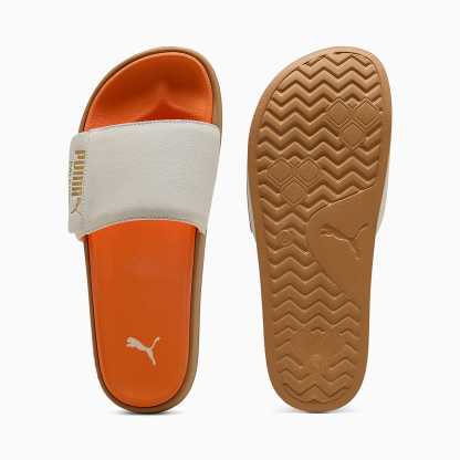 Leadcat 2.0 Palermo FOIL UNISEX Terlik - Warm White-PUMA Gold-Gum - 399041_05 - Görsel 1