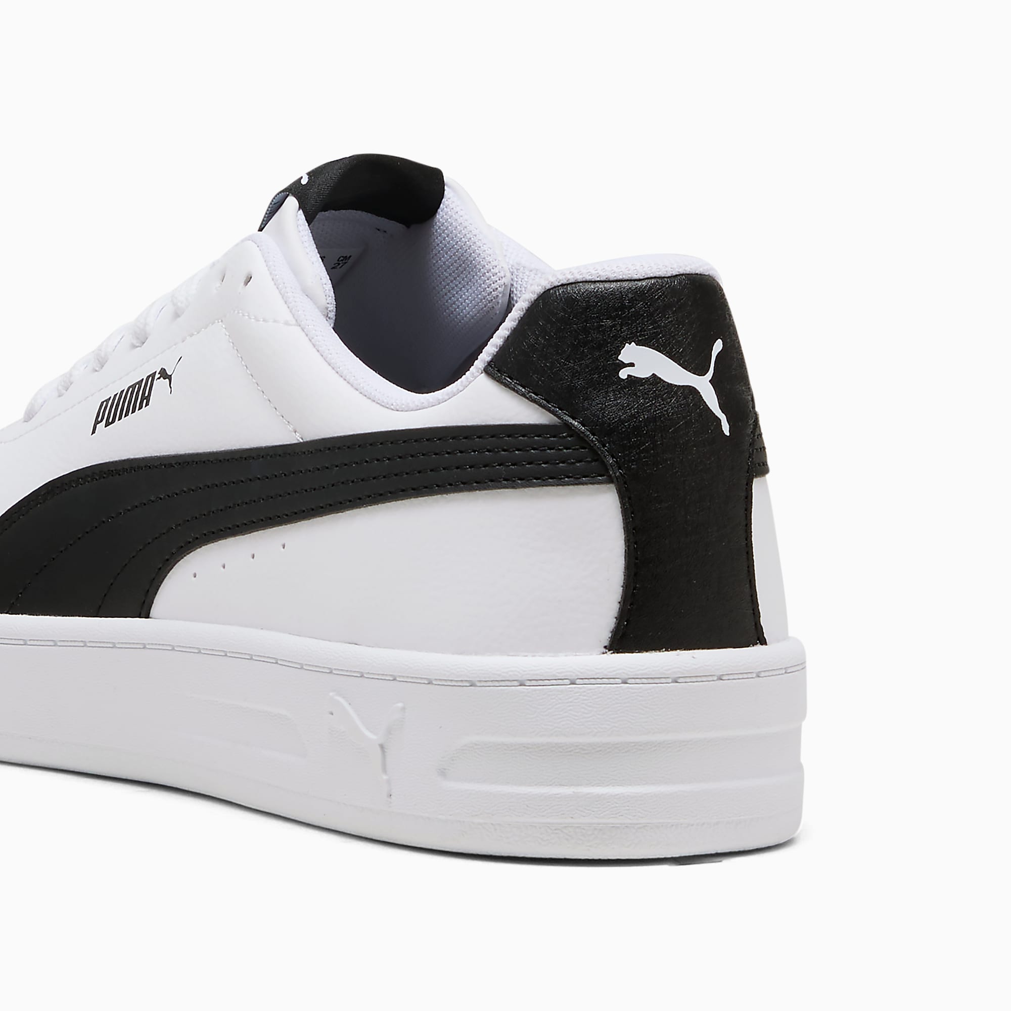 Court CLASSIC Clean UNISEX Ayakkabı - Puma White-Puma Black - 402223_01 - Görsel 3