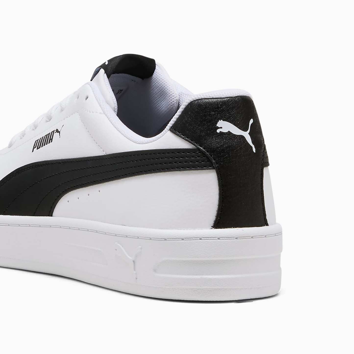 Court CLASSIC Clean UNISEX Ayakkabı - Puma White-Puma Black - 402223_01 - Görsel 3