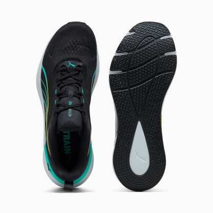 ACTION Pro UNISEX Antrenman Ayakkabısı - PUMA Black-PUMA White-Intense Mint-Sunny Lime - 313486_03 - Görsel 4