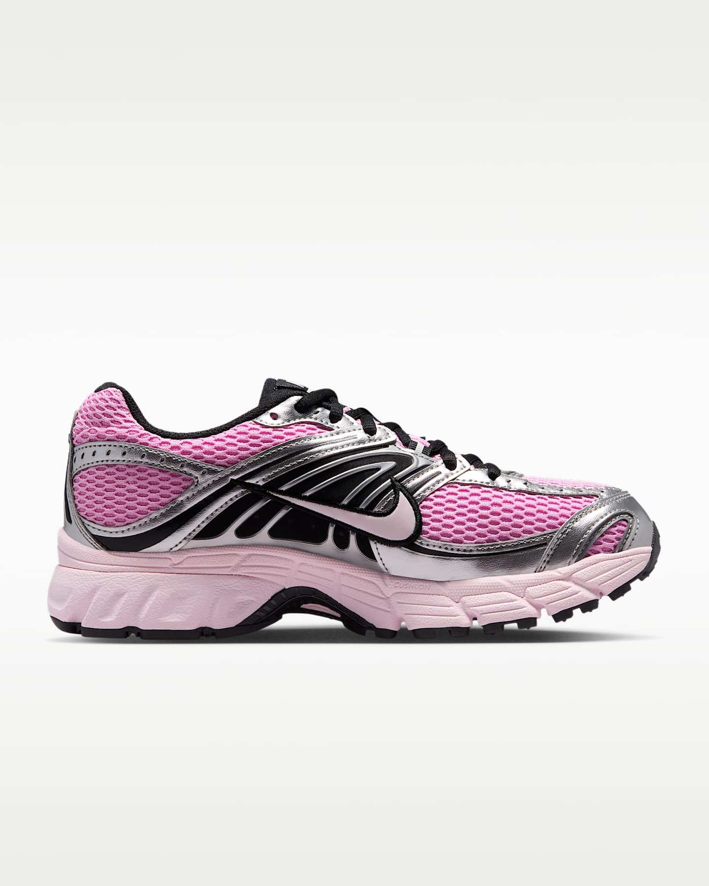 Yansıtıcı Vurgulara Sahip Nike Air Max Moto 2K Kadın Ayakkabısı - Pink Rise/Metallic Silver/Siyah/Pearl Pink
