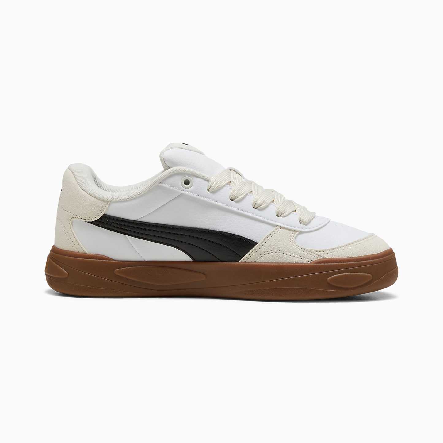 Park LIFESTYLE II UNISEX Ayakkabı - PUMA White-PUMA Black-Vapor Gray - 407156_03 - Görsel 5