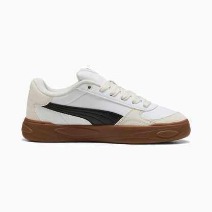 Park LIFESTYLE II UNISEX Ayakkabı - PUMA White-PUMA Black-Vapor Gray - 407156_03 - Görsel 5