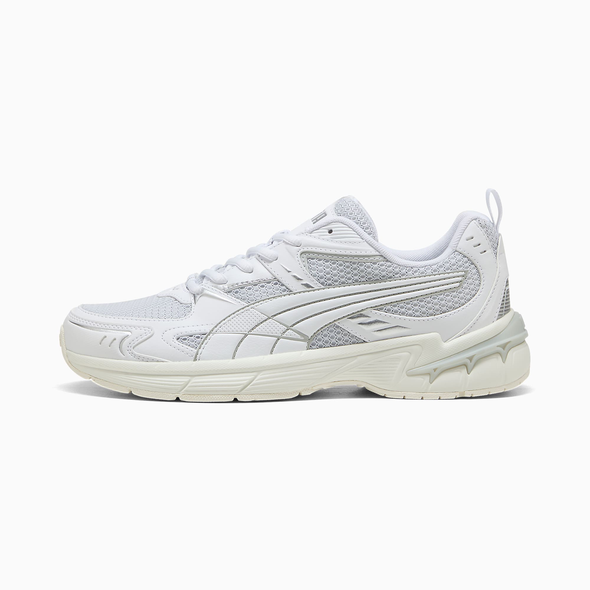 MILENIO Tech 2000 UNISEX Ayakkabı - PUMA White-Cool Light Gray-PUMA Silver - 404914_02 - Görsel 1