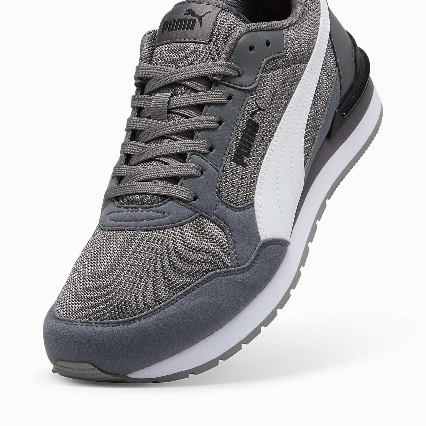 ST Runner v4 Mesh Unisex Spor Ayakkabı - Cool Dark Gray-PUMA White-PUMA Black - 399666_03 - Görsel 8
