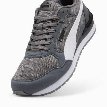 ST Runner v4 Mesh Unisex Spor Ayakkabı - Cool Dark Gray-PUMA White-PUMA Black - 399666_03 - Görsel 8