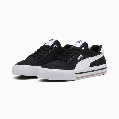 Court CLASSIC VULCANISED FORMSTRIP UNISEX Ayakkabı - Puma Black-Puma White - 396353_03 - Görsel 2