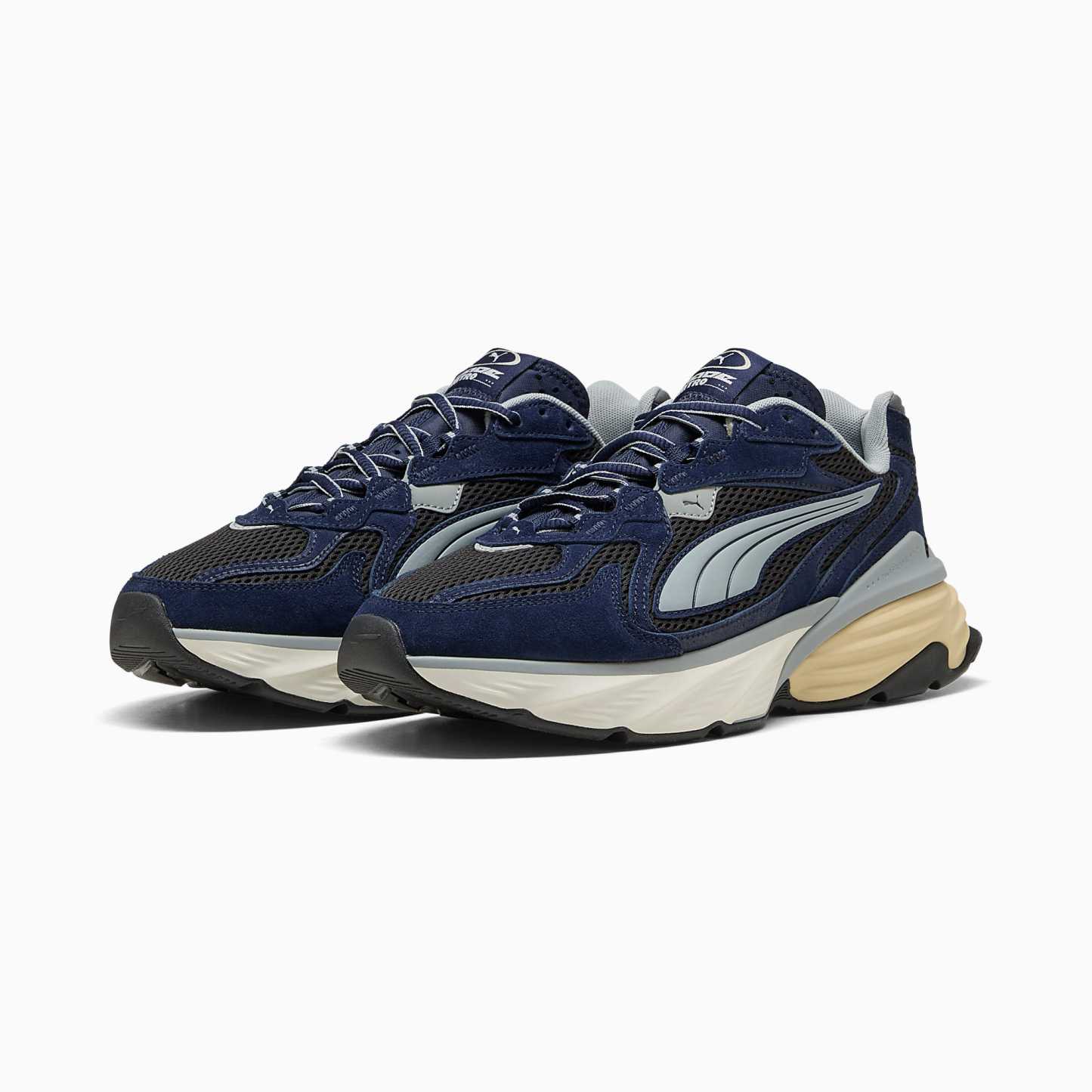 PUMA Fade UNISEX Ayakkabı - PUMA Navy-PUMA Black-Cool Mid Gray - 406202_02 - Görsel 4