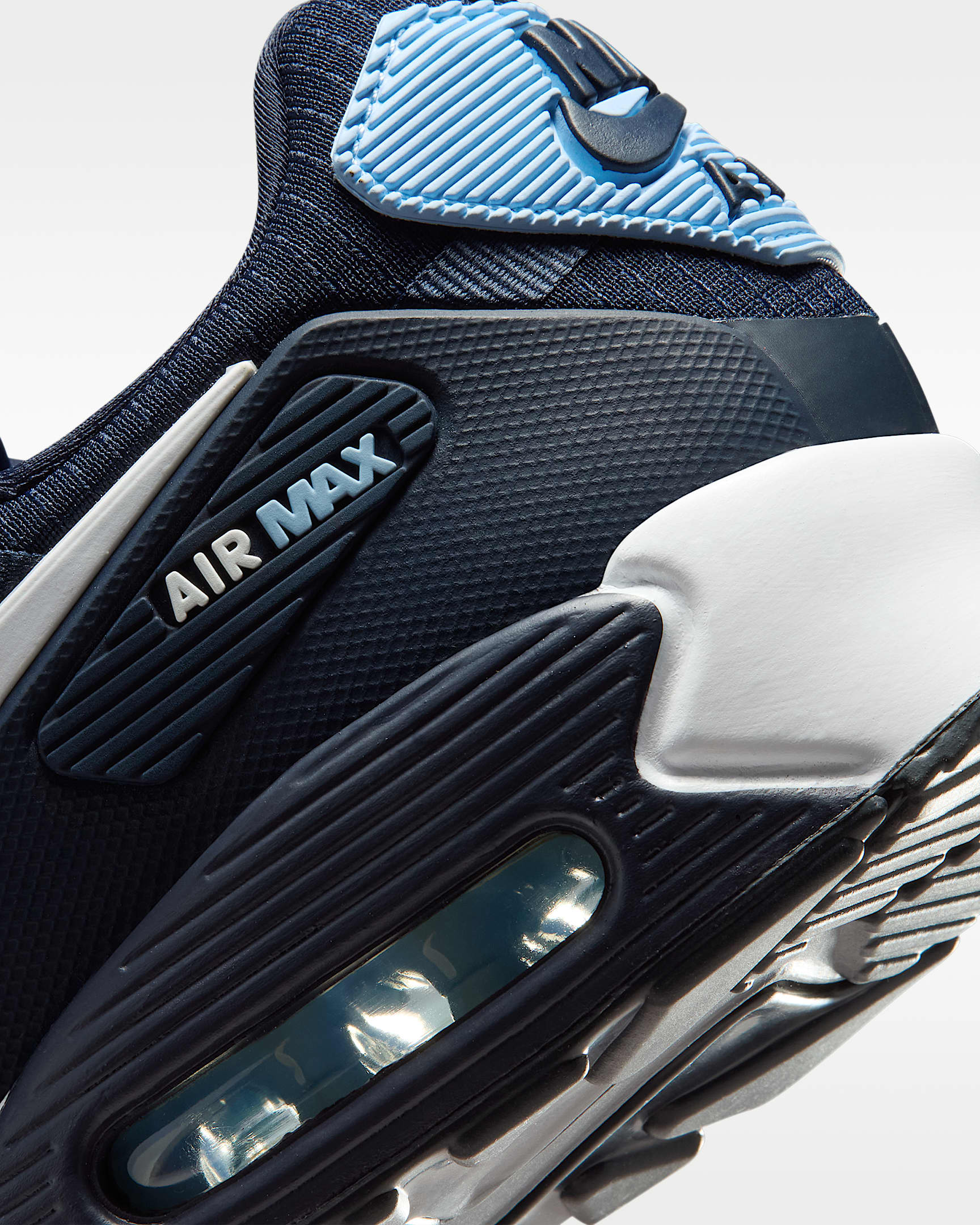 Nike Air Max 90 Drift Erkek Ayakkabısı - Dark Obsidian/Psychic Blue/Beyaz
