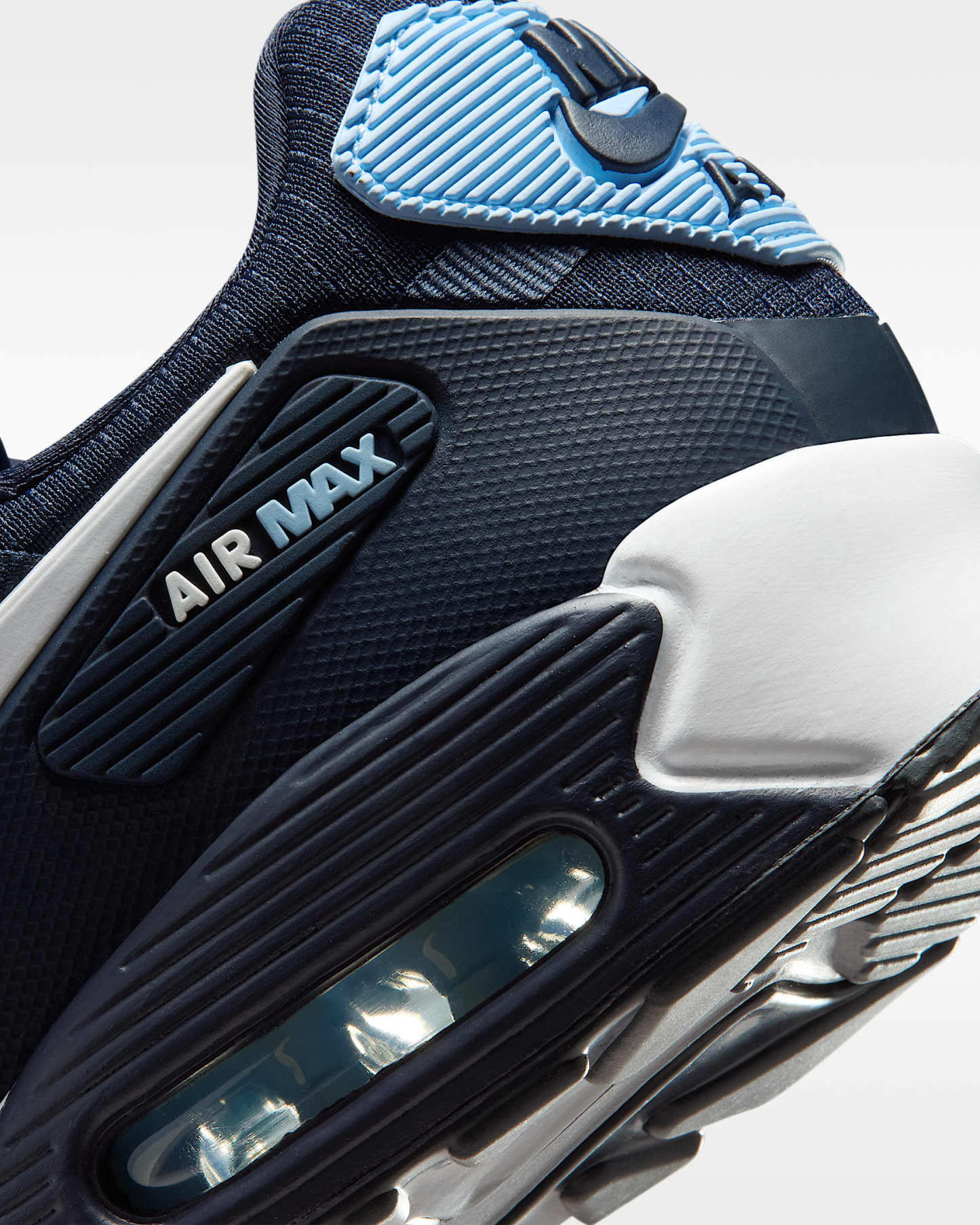 Nike Air Max 90 Drift Erkek Ayakkabısı - Dark Obsidian/Psychic Blue/Beyaz
