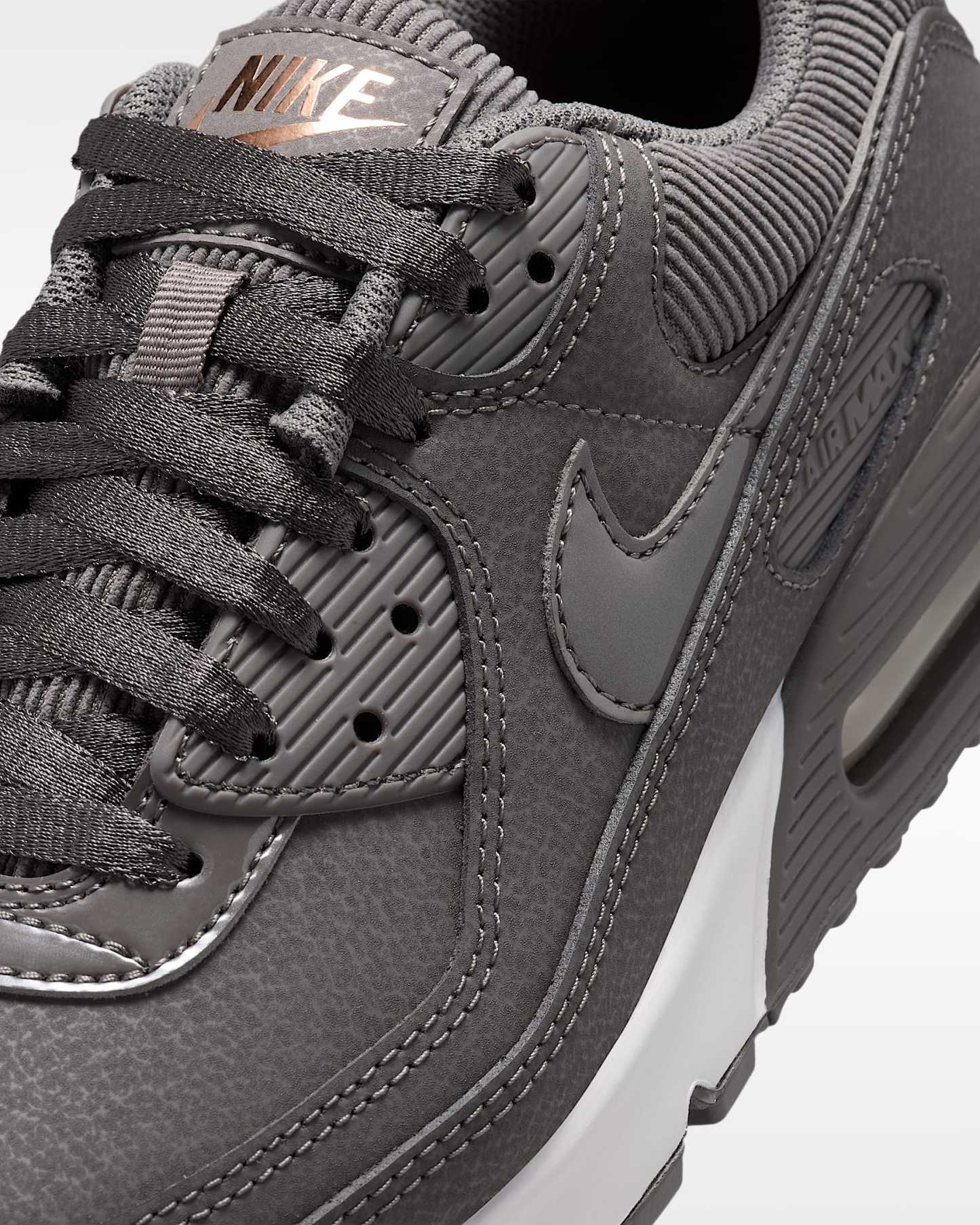 Nike Air Max 90 Kadın Ayakkabısı - Cave Stone/Dark Beetroot/Summit White/Cave Stone