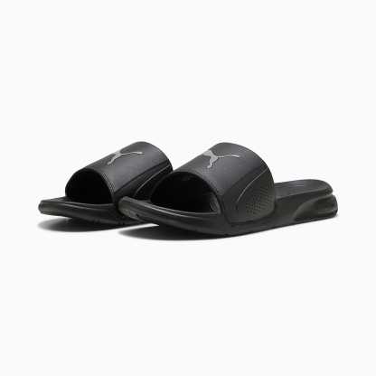 SOFTRIDE Teamcat UNISEX Terlik - PUMA Black-Cast Iron - 402875_01 - Görsel 2