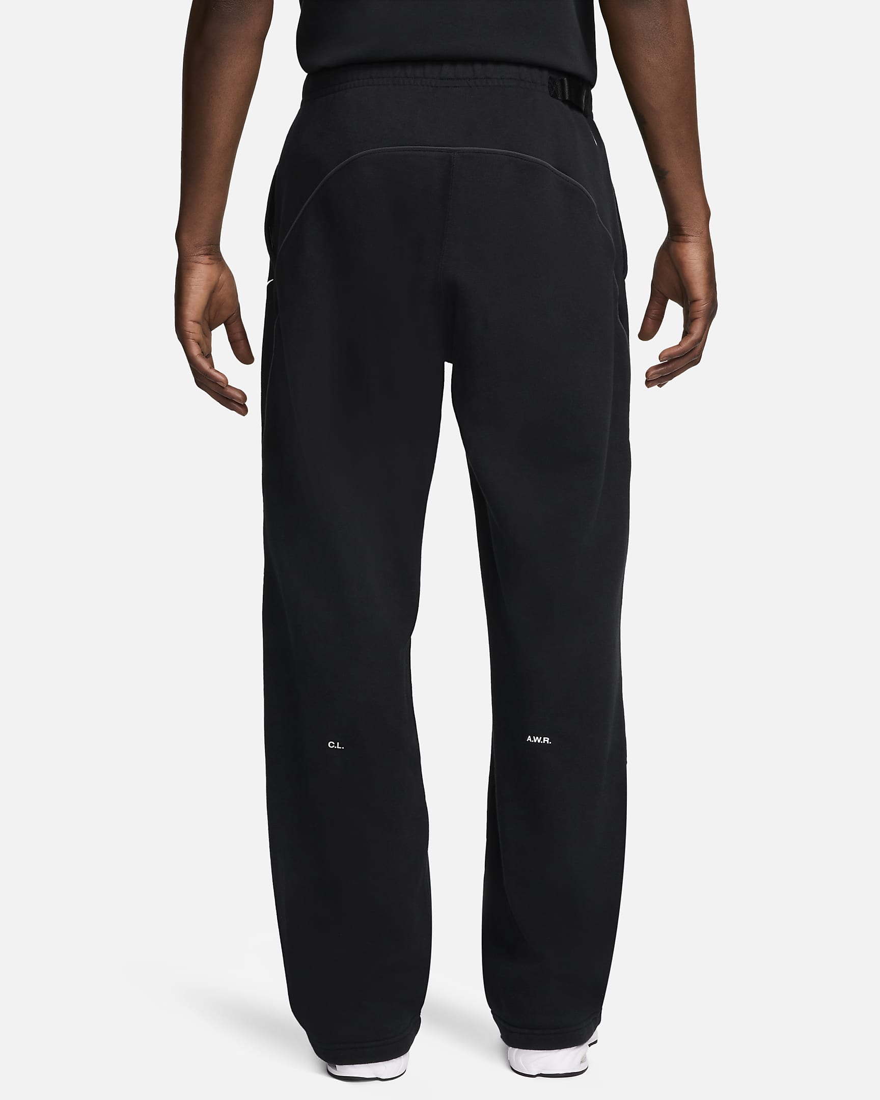 NOCTA NOCTA Fleece CS Açık Paçalı Eşofman Altı - Siyah/Siyah/Beyaz