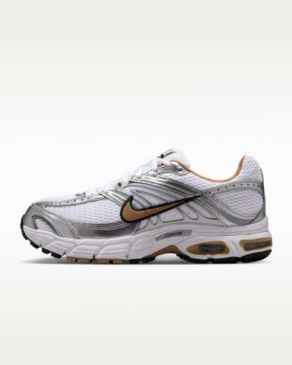 Yansıtıcı Vurgulara Sahip Nike Air Max Moto 2K Kadın Ayakkabısı - Beyaz/Metallic Silver/Siyah/British Khaki