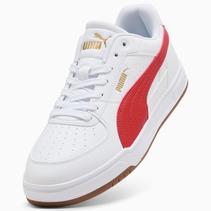 PUMA Caven UNISEX Ayakkabı - PUMA White-Candy Apple-Gum - 409170_05 - Görsel 6