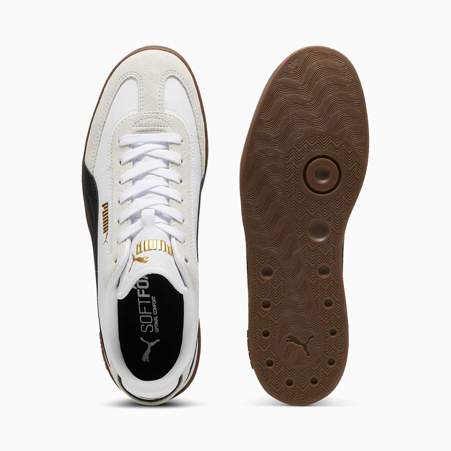 PUMA Club II Era Unisex Spor Ayakkabı - PUMA White-PUMA Black-Vapor Gray - 397447_07 - Görsel 6