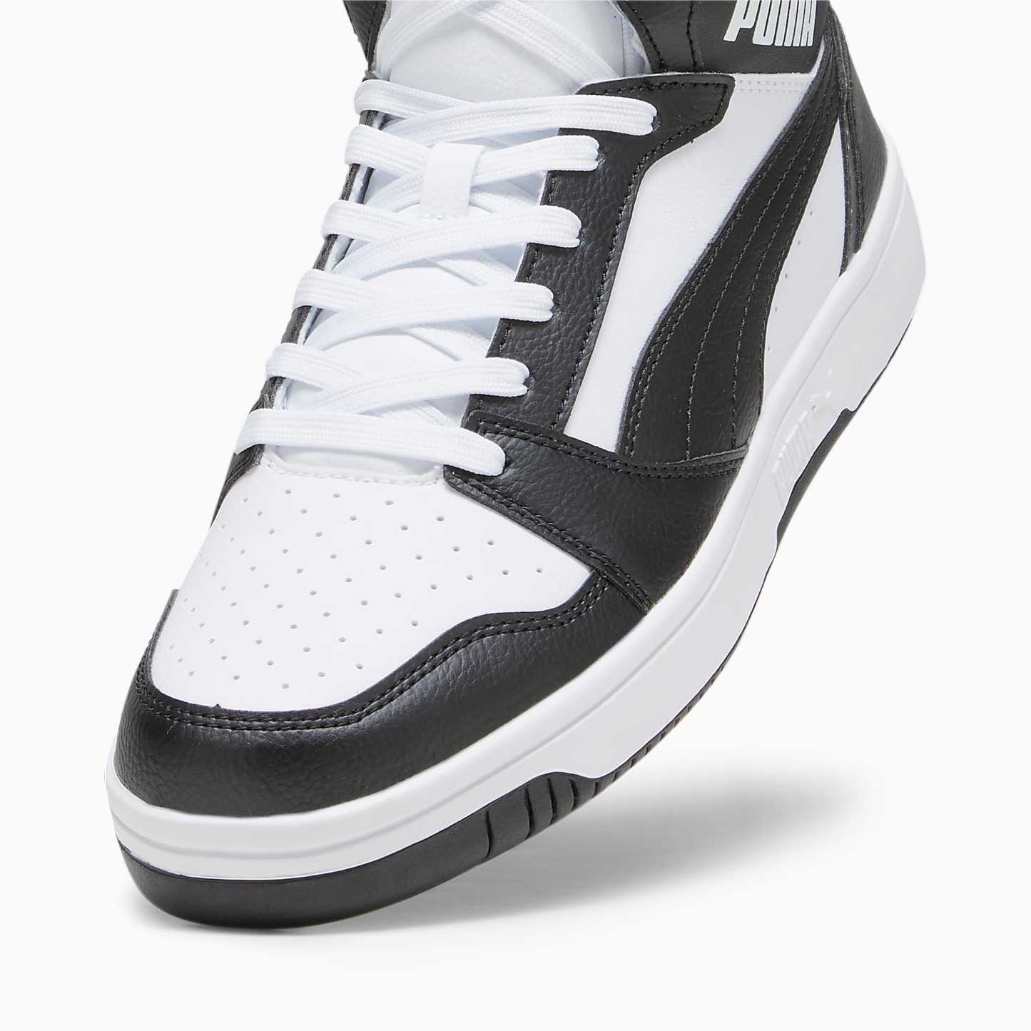 Rebound Ayakkabı - PUMA White-PUMA Black-Shadow Gray-PUMA White - 392326_01 - Görsel 8