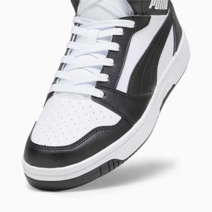 Rebound Ayakkabı - PUMA White-PUMA Black-Shadow Gray-PUMA White - 392326_01 - Görsel 8