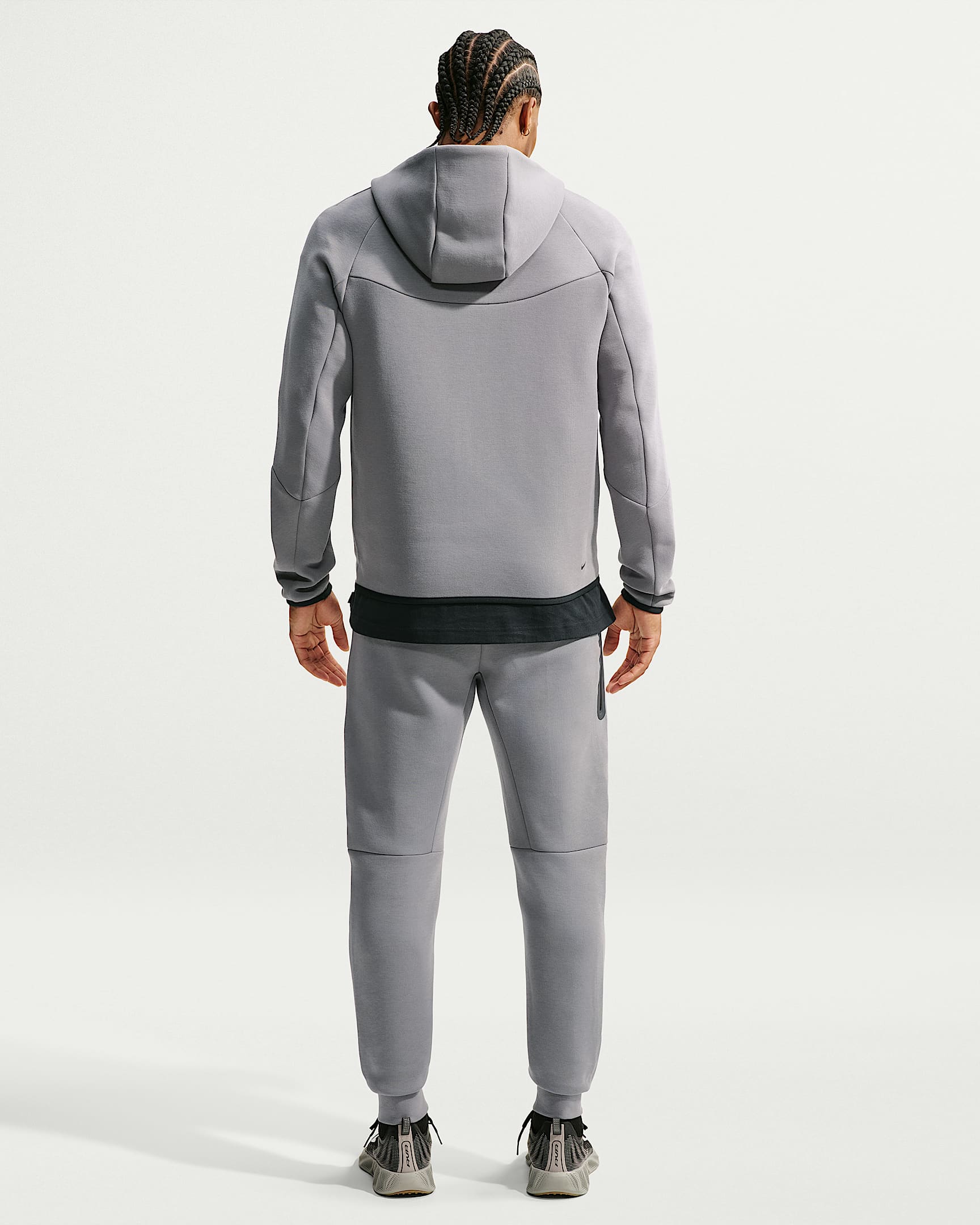 Nike Tech Fleece Erkek Jogger'ı - Smoke Grey/Football Blue