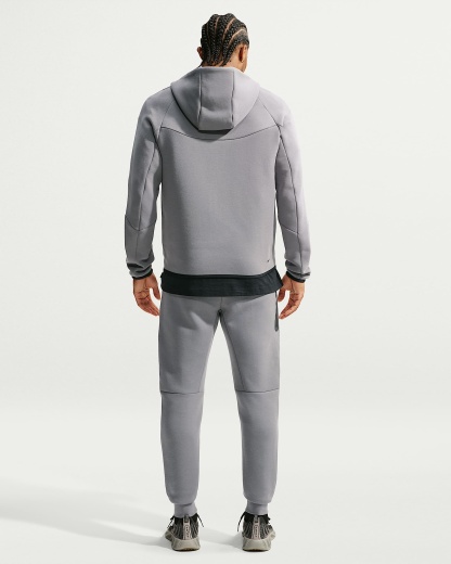 Nike Tech Fleece Erkek Jogger'ı - Smoke Grey/Football Blue