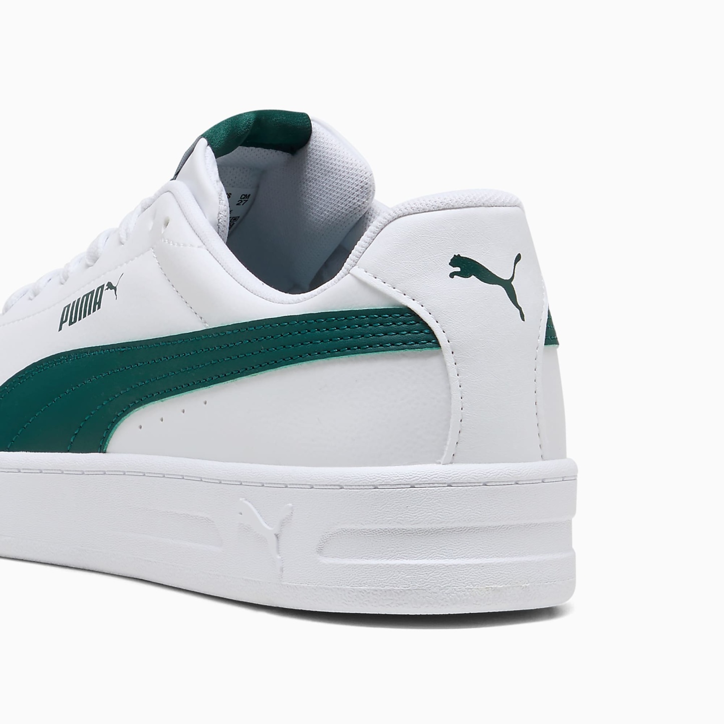 Court CLASSIC Clean UNISEX Ayakkabı - PUMA White-Dark Green - 402223_24 - Görsel 3
