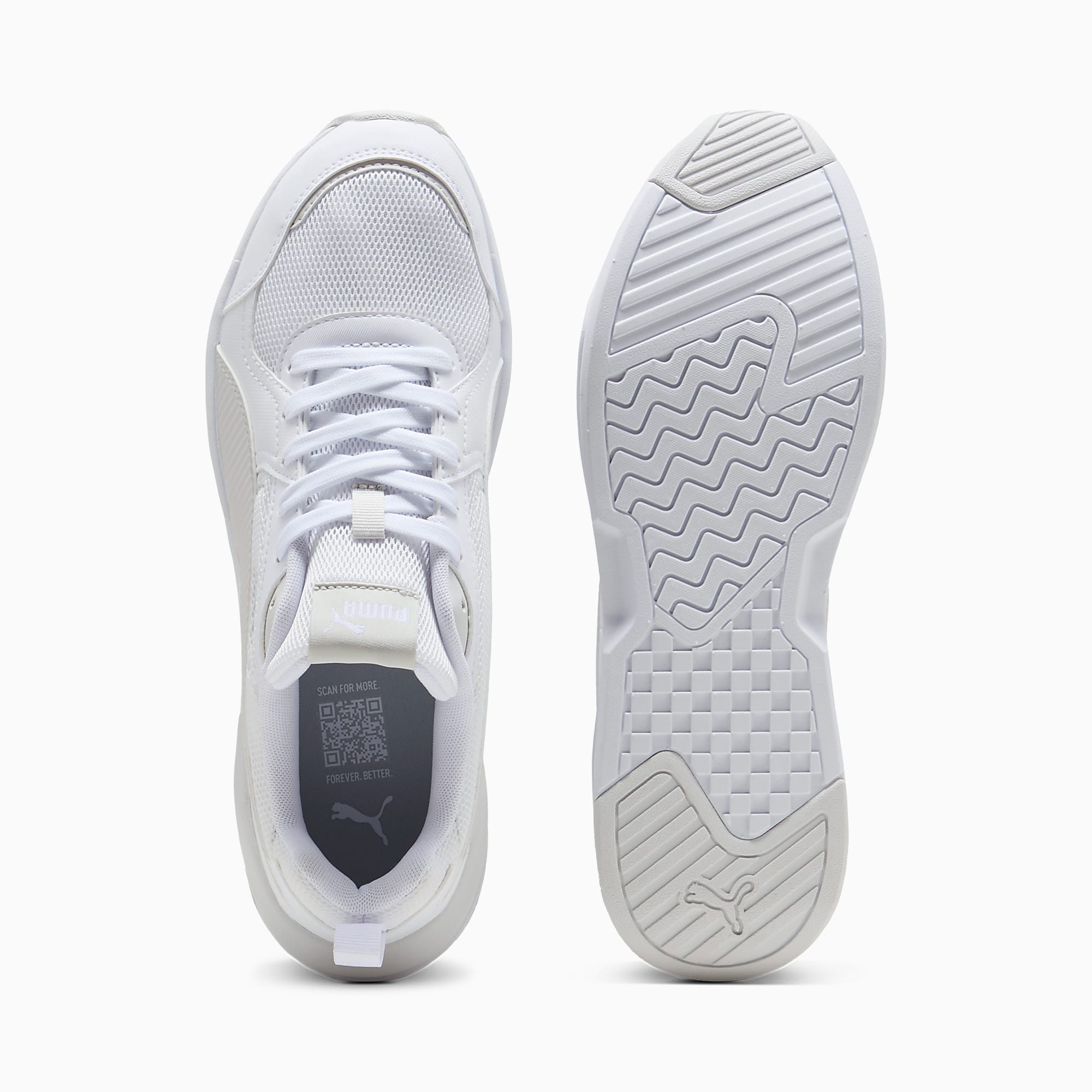 X-Ray 4 LIGHT UNISEX Ayakkabı - PUMA White-Feather Gray - 407361_02 - Görsel 4